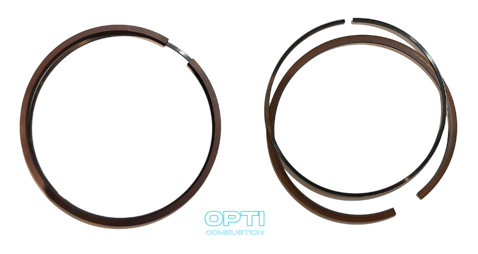 Gapless Piston Rings